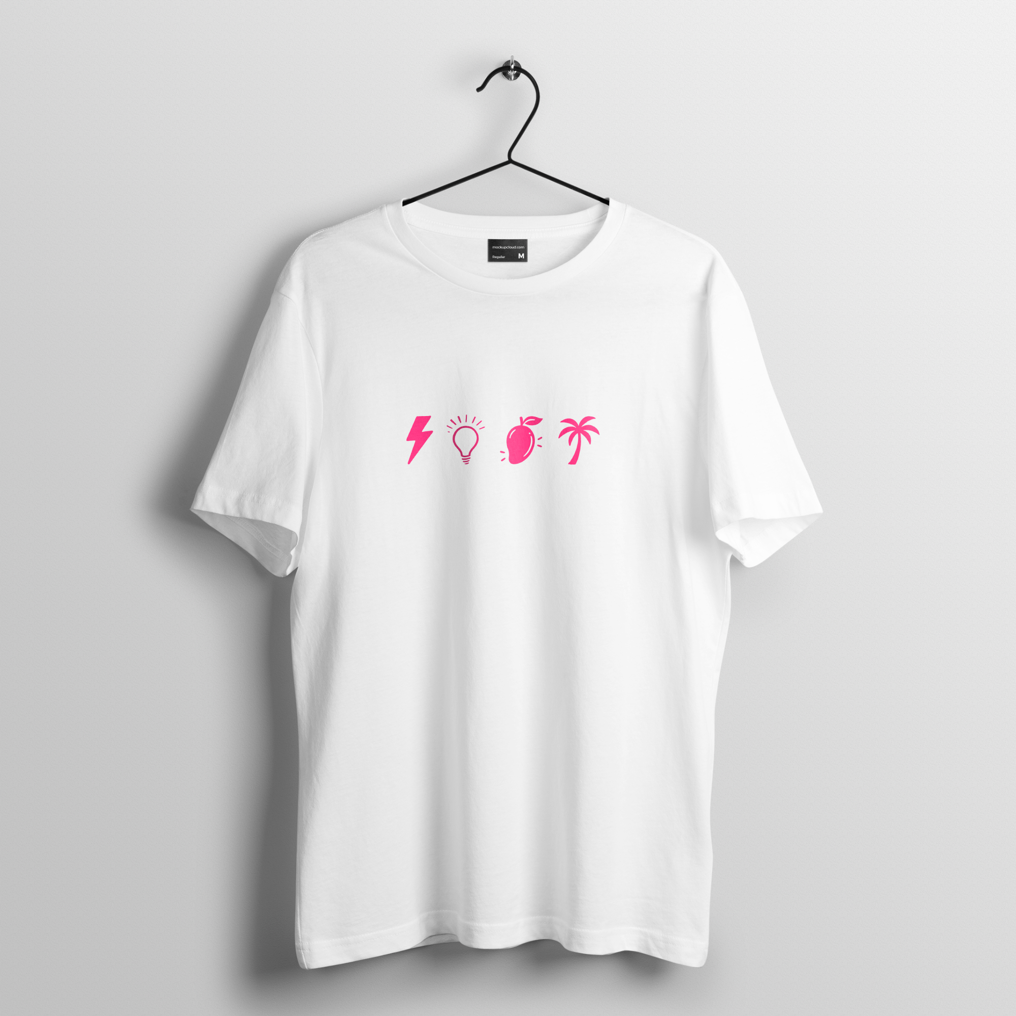 CAMISETA F OVERSIZED - Manga Rosa