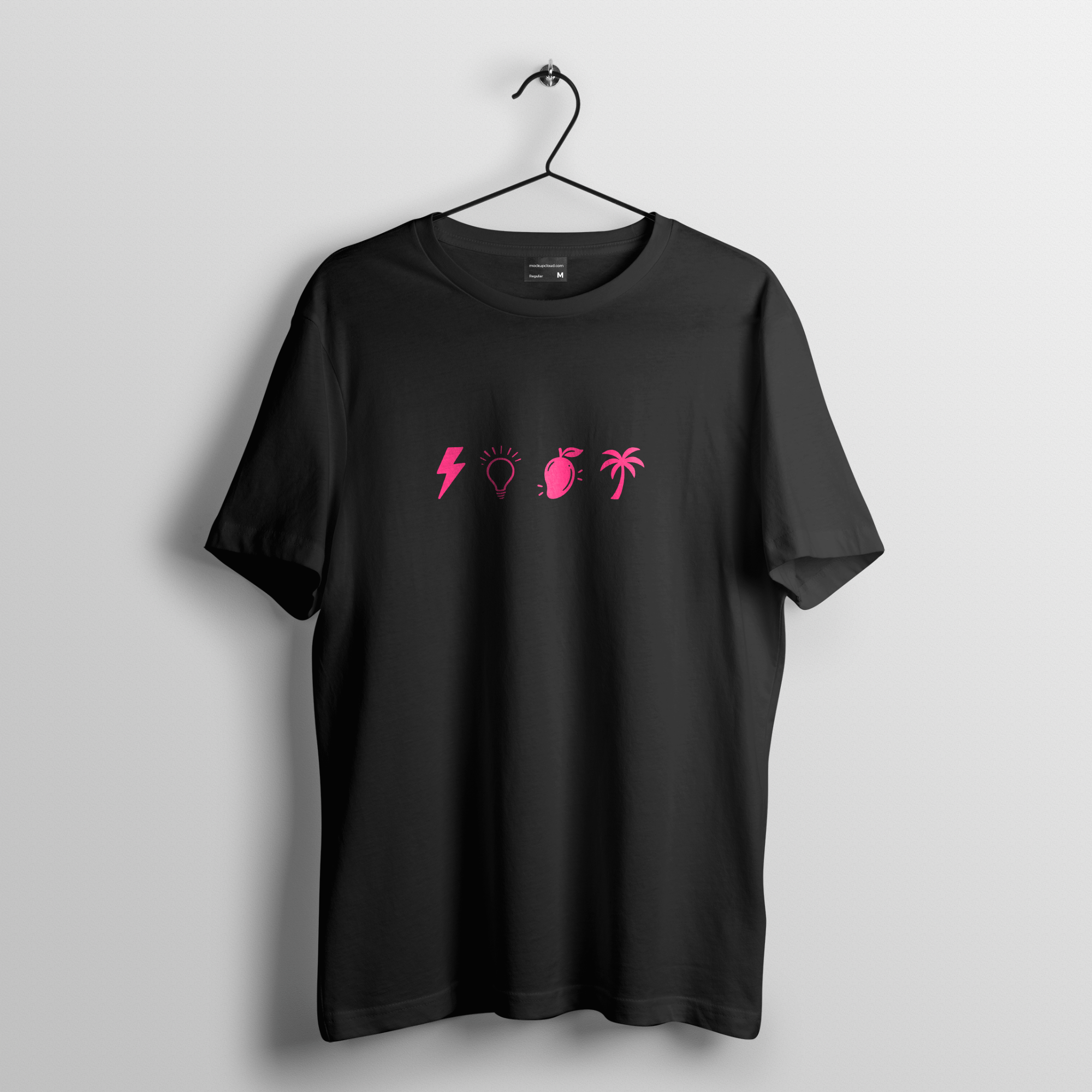 CAMISETA F OVERSIZED - Manga Rosa