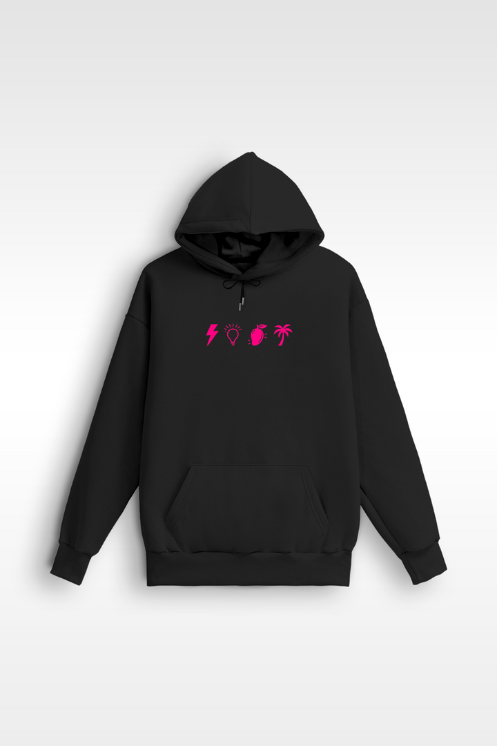 MOLETOM 3 CABOS - Manga rosa